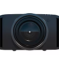 Projector Monitoring JVC Black Professional Projector With High Performance Lens And Cooling Vents