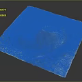 Garden Landscape Design Model Featuring Layered Terrain And Vibrant Colored Vegetation Natural Layout