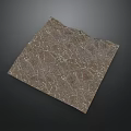 Brown Square Ground Cover With Durable Natural Cracked Stone Tile Texture Design 3d model