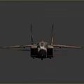 Camouflage Painted Fighter Jet Model With Red Star Insignia And Military Design