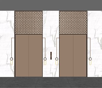 Modern Elevator 3d model