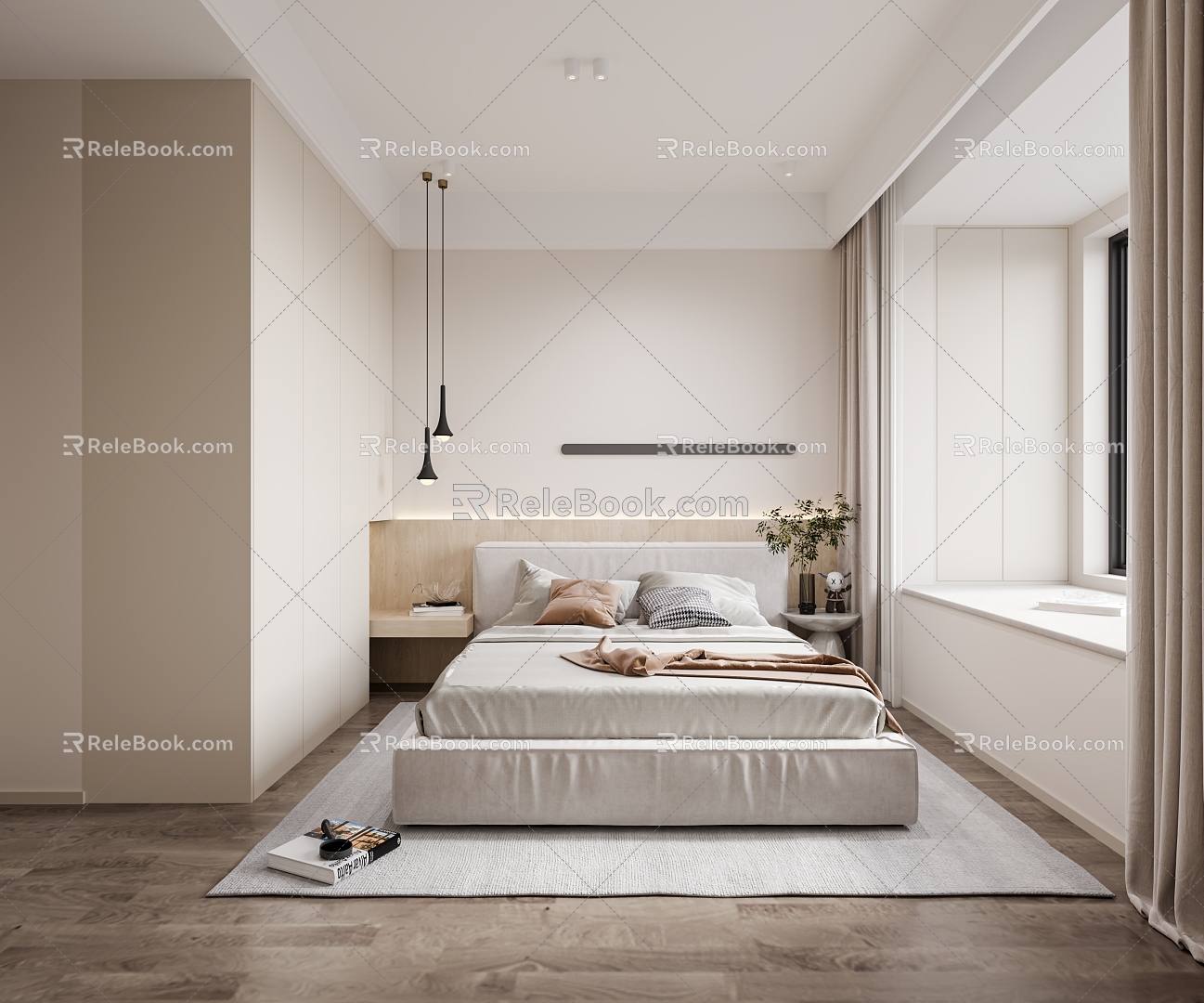 Modern Bedroom Elder Room 3d model