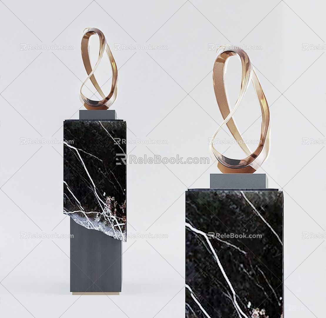 Modern ornaments 3d model