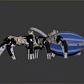 Robot Spider Robot Mecha Spider Science Fiction Spider Mechanical Spider Battery Spider Tower Defense 3d model