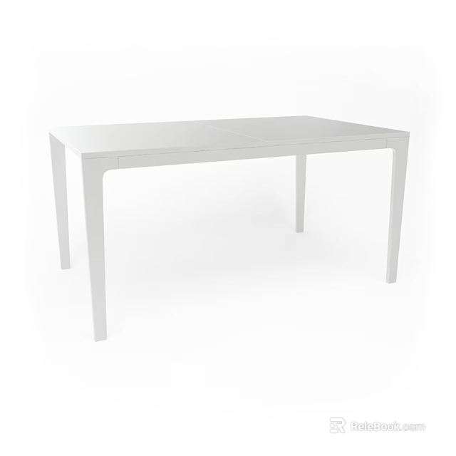 Modern Sofa And Coffee Table Set Featuring White Rectangular Smooth Surface And Slim Legs 3d model