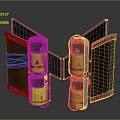 Modern Sci-Fi Equipment Sci-Fi Items Sci-Fi Components High-Tech Components 3d model