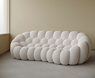 Modern double sofa 3d model