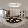 Attic Hotel Guest Room Interior With Sloped Ceiling Window Armchairs Round Side Table And Bookshelf