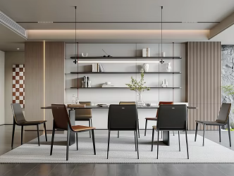 Modern Restaurant 3d model