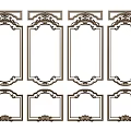 Various Styles Of Ornate Crown Molding With Decorative Frames For Interiors