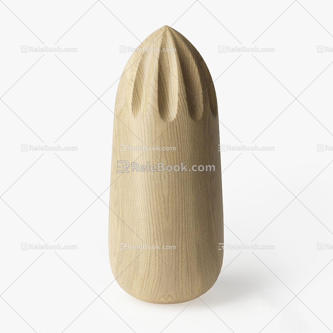 Manual Juicer Wood Stall Orange Juice Squeezer Juicer Lemon Watermelon Orange Squeeze Artifact 3d model