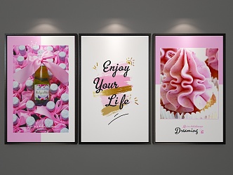 Nordic Decorative Flipchart 3d model