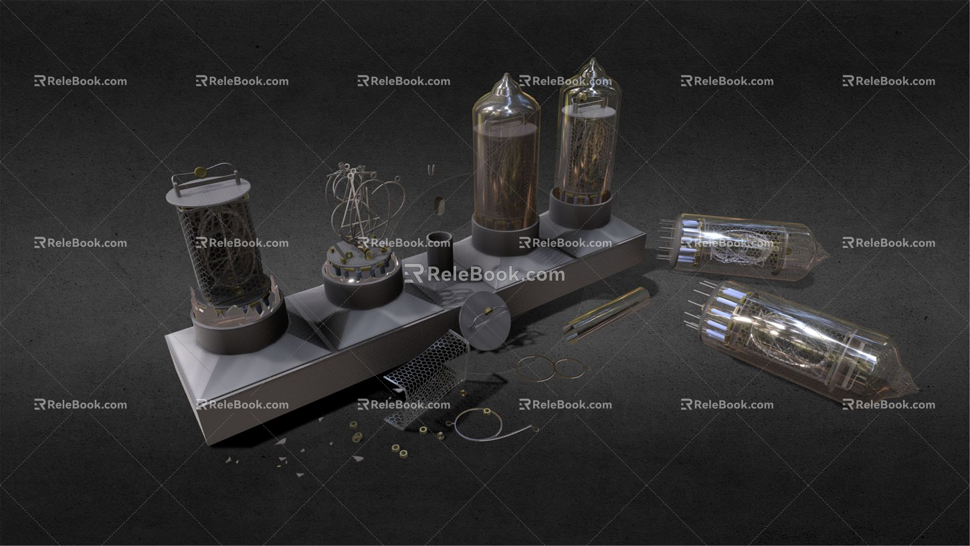 Industrial LOFT biological machine 3d model