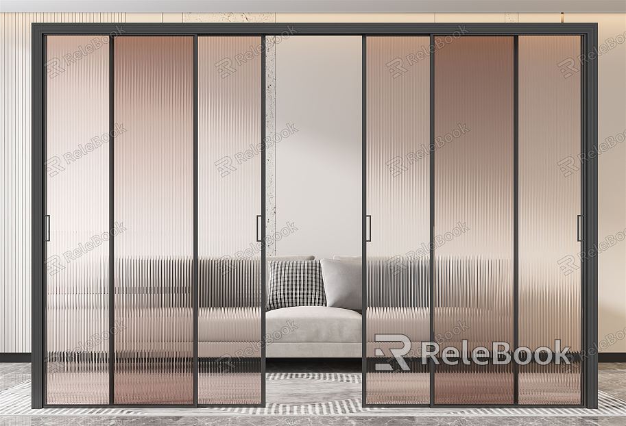 Modern sliding door Changhong glass sliding door model