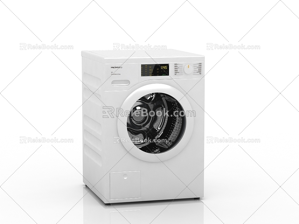 Modern washing machine drum washing machine 3d model