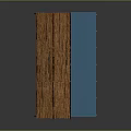 Long Wooden Building With Brown And Blue Roof Open Sections Structure Design