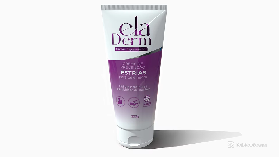 Ela Derm Moisturizing Skin Cream For Reducing Stretch Marks Nourishing Formula 50ml 3d model 