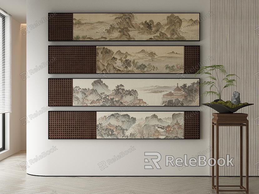 New Chinese Decorative Painting model