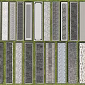 Various Architectural Textured Wall And Floor Tile Samples With Different Patterns
