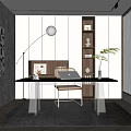 Modern study 3d model