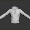 Casual White Hoodie With Hooded Design Striped Sleeves Soft Material For Daily Wear