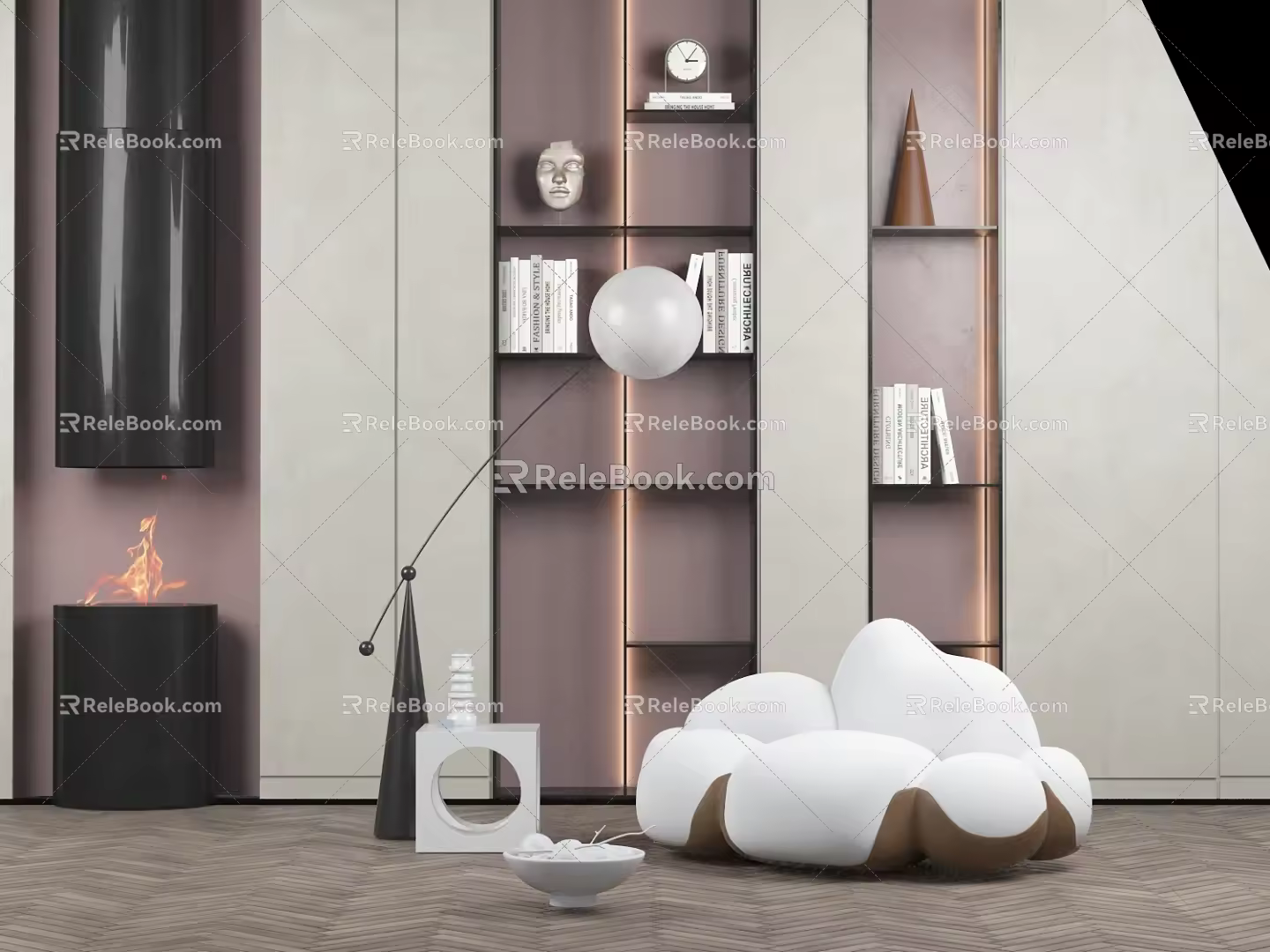 Modern Lazy Sofa Simple Lazy Sofa 3d model