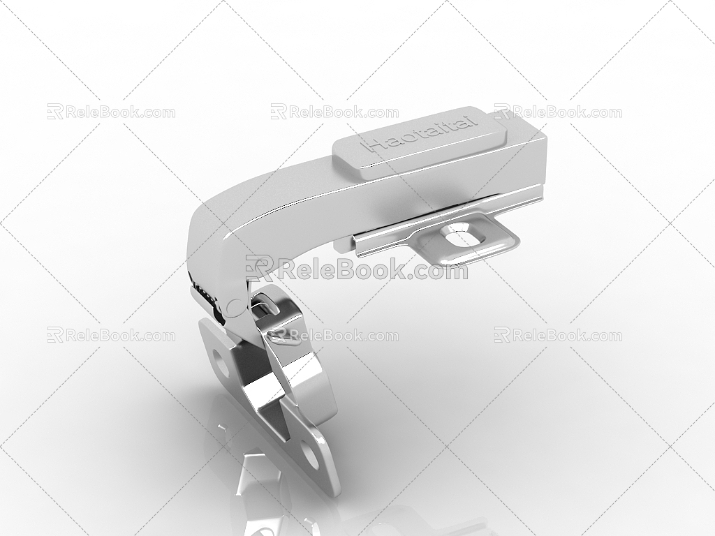 modern door hinge 3d model