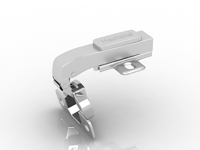 modern door hinge 3d model