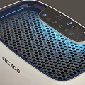 CUCKOO White Air Purifier With Blue Light Modern Design Home Daily Electrical Appliance