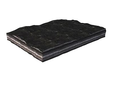 Wood and Stone Layered Planks with Natural Texture for Interior Design 3d model