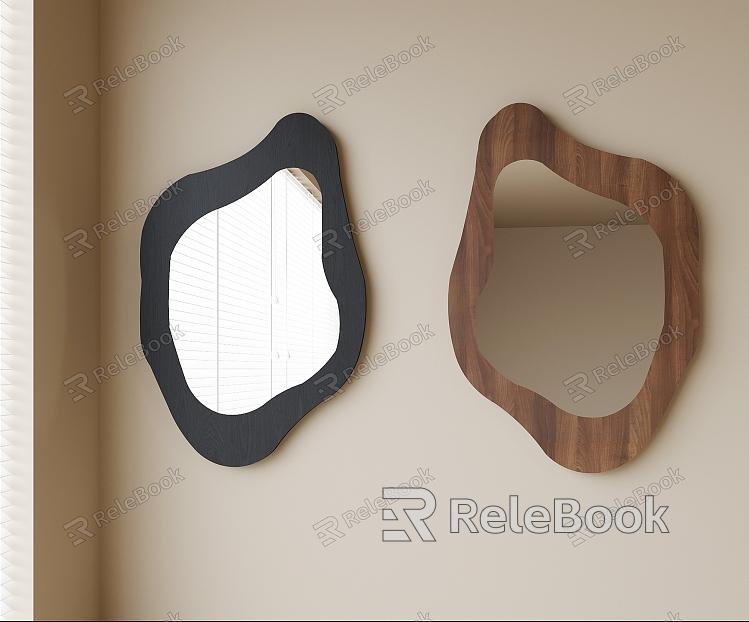 Modern Alien Decorative Mirror model