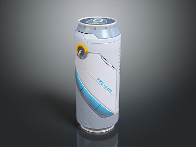 Modern Beverage Carbonated Beverage Aluminum Products Energy Drink Energy Drink Soda Canned Drink model