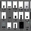 Diverse Range of Modern Household Electric Water Heaters With Various Styles And Colors