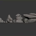 Natural Wood And Stone Materials With Various Shapes For Decorative Use