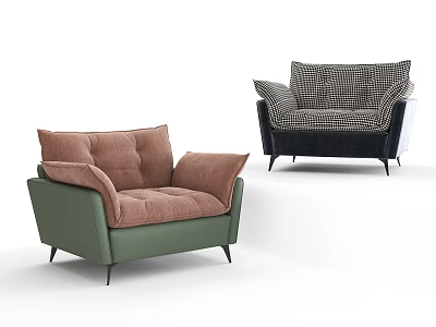 Single sofa 3d model