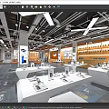 Modern Mobile Phone Store Digital Store Mobile Phone Accessories Store Digital Store Display Cabinet Nakajima Display Desk 3d model