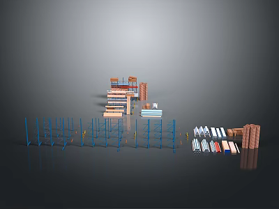 Various Military Weapons Featuring Modern Firearms Tactical Gear And Ammunition Equipment 3d model