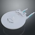 Cosmic Spacecraft Model NCC 2120 With Detailed Design For Space Exploration