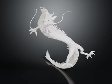 Modern game character Chinese dragon dragon (ID:ggajh717457)