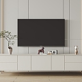 Modern TV Cabinet Simple 3d model