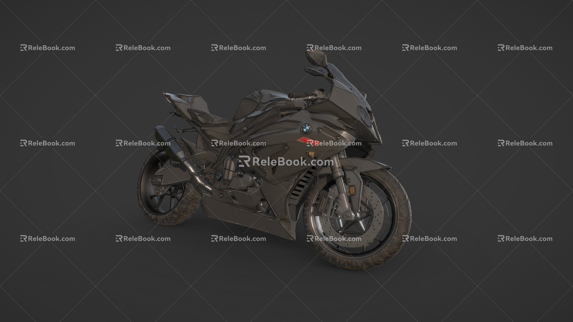 BMW S1000RR Motorcycle 3d model