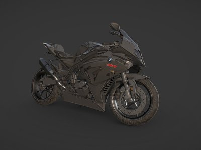 BMW S1000RR Motorcycle 3d model