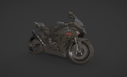 BMW S1000RR Motorcycle 3d model