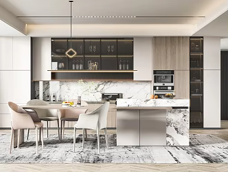 Modern Restaurant Kitchen 3d model