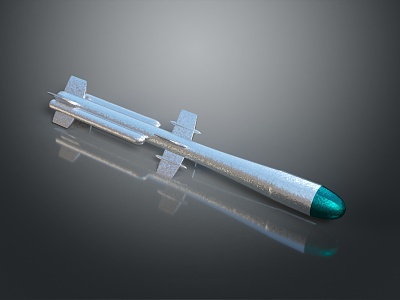 Bomb Missile Airborne Missile Shipborne Missile Cruise Missile High Altitude Bomb Guided Weapon Cruise Weapon 3d model