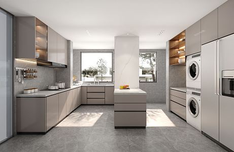 Modern Kitchen 3d model