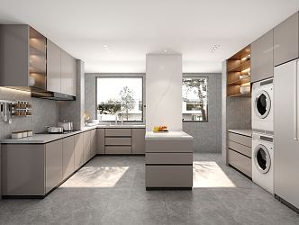 Modern Kitchen 3d model