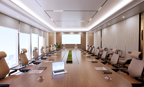 Modern Meeting Room Office 3d model