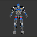 Modern Robot Transformers Gundam Warrior Gundam Mecha Warrior 3d model