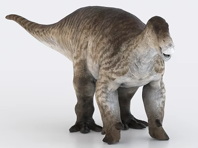 Realistic 3D Dinosaur Model With Detailed Skin Texture And Standing Posture 3d model